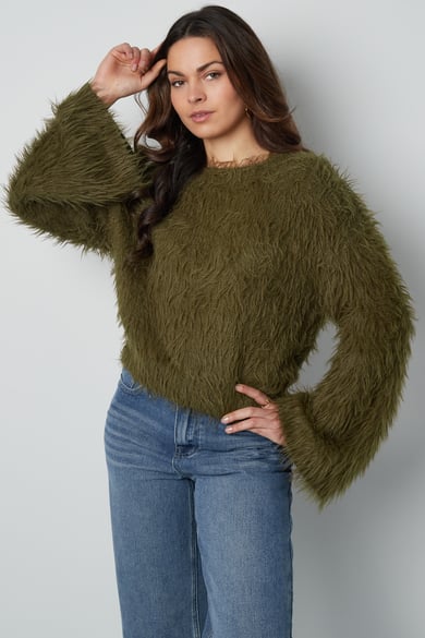 Fluffy finesse top - Burgundy h5 Picture6